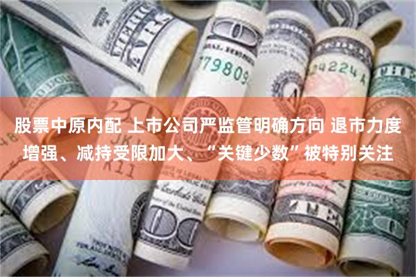 股票中原内配 上市公司严监管明确方向 退市力度增强、减持受限加大、“关键少数”被特别关注