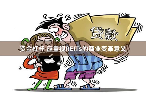 资金杠杆 应重视REITs的商业变革意义